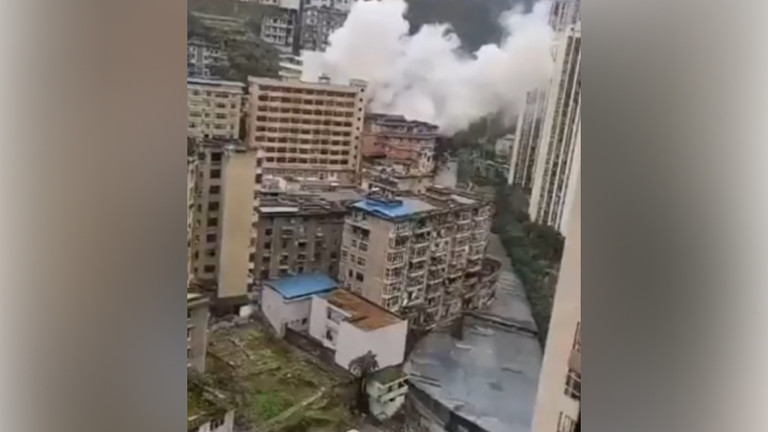 At least 20 people got trapped in an explosion