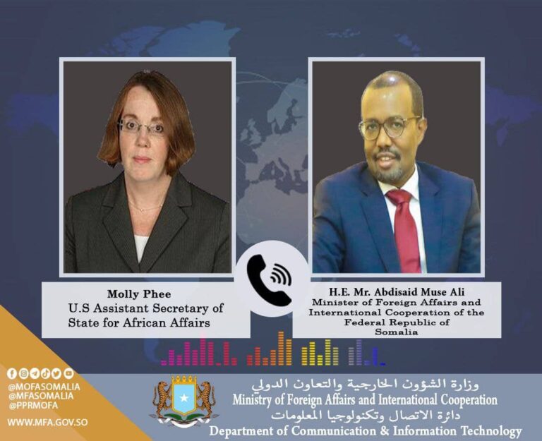 Foreign Minister talks with U.S Assistant Secretary of State for African Affairs and Special Envoy…