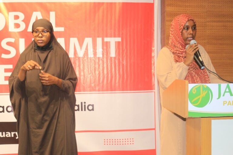 The Minister of Women and Human Rights Development opens a conference for people with disabilities