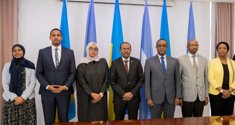 Minister Abdisaid goes on an official visit to Rwanda
