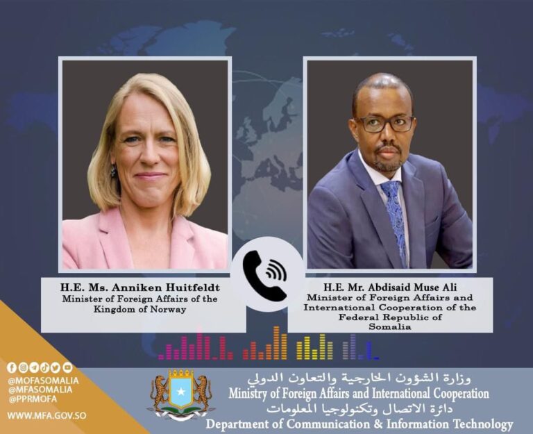 The Minister of Foreign Affairs spoke with Norwegian counterpart