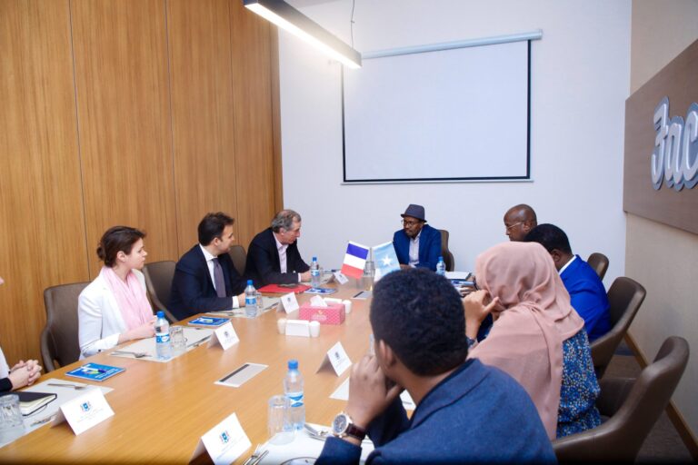 Minister of Foreign Affairs receives French delegation in Mogadishu