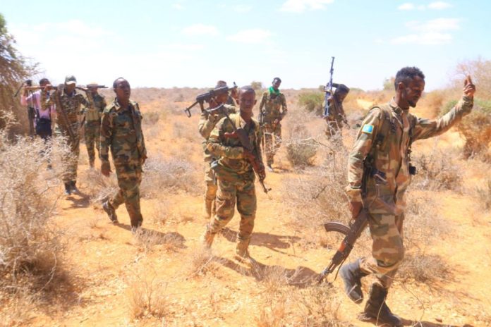 Galmudug’s Darawish forces conducted security operations in southern Galmudug