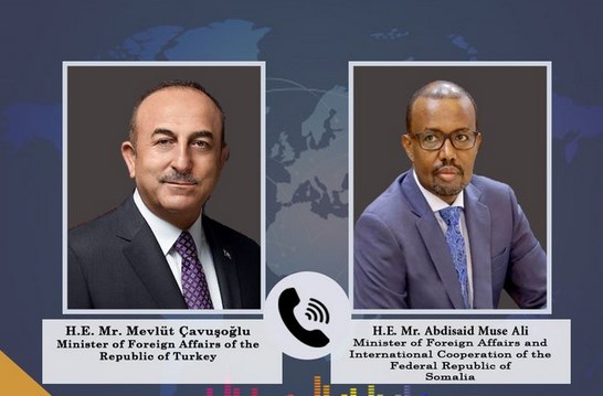 Turkish, Somali foreign ministers speak over phone
