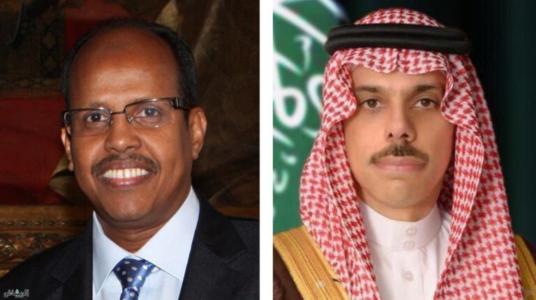وزيرا خارجية السعودية وجيبوتي يبحثان هاتفيا تعزيز العلاقات الثنائية والقضايا الإقليمية