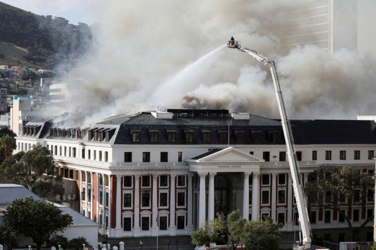 South African court denies bail to accused in parliament fire