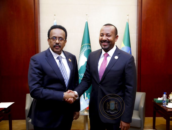 President Farmajo holds meeting with Ethiopian Prime Minister