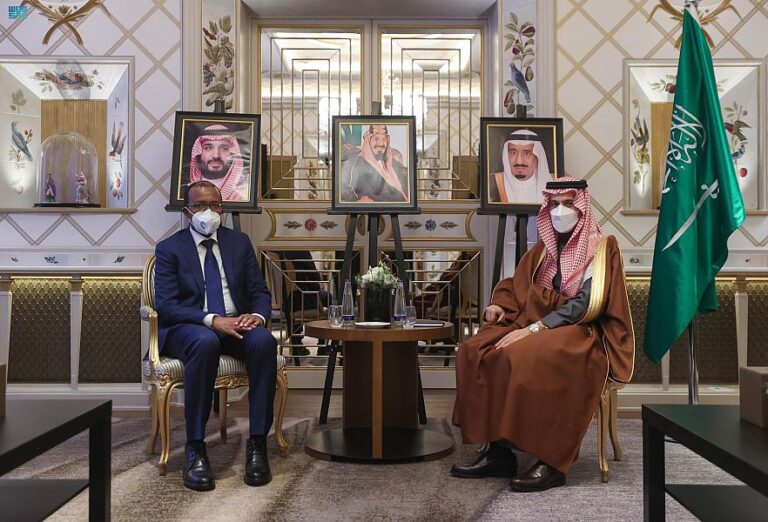 وزير الخارجية والتعاون الدولي يجتمع مع نظيره السعودي
