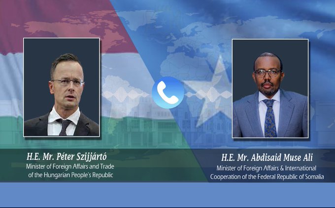 Minister of Foreign Affairs speaks with his Hungarian Counterpart