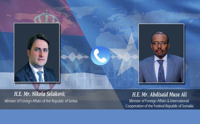 Foreign Affairs Minister speaks with his Serbian Counterpart
