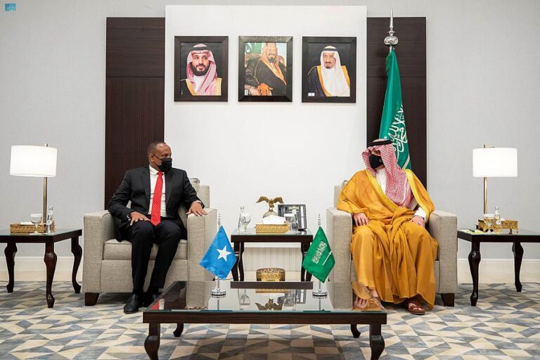 وزير الأمن الصومالي يلتقي وزير الداخلية السعودي